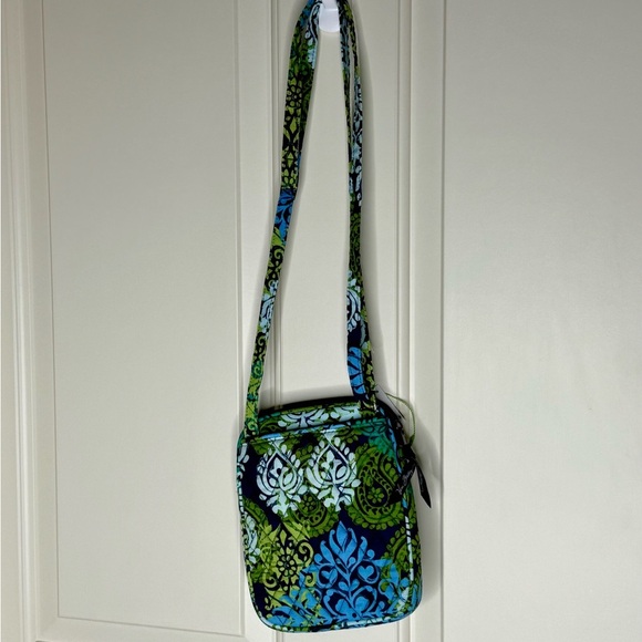 Vera Bradley Blue and Green Crossbody Bag - Picture 3 of 6